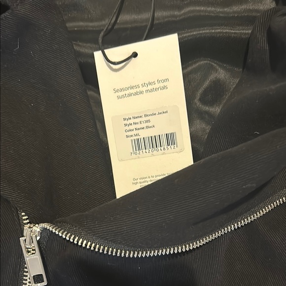 Envelope 1976 Black Biker Jacket - Picture 8 of 13